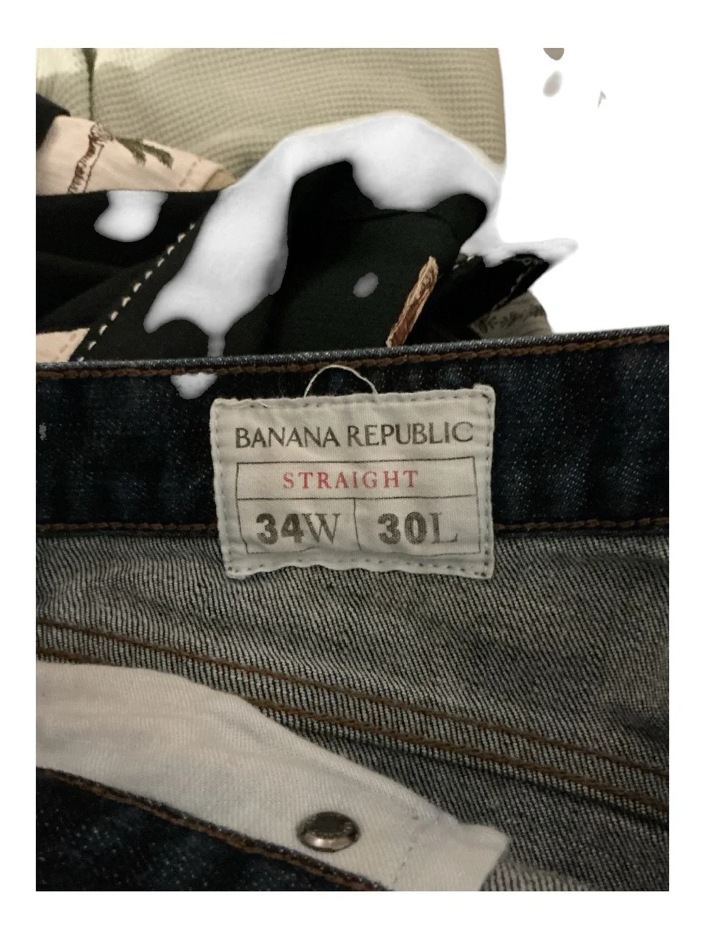 Banana Republic Men's Slim Straight Black Jeans